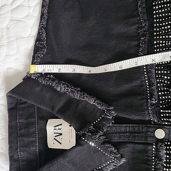 Zara Fringe Jean jacket size M - Picture 14 of 17